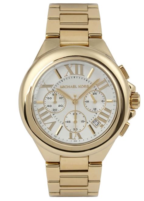 michael kors damenchronograph mk gold silver limited|Michael Kors ladies watches.